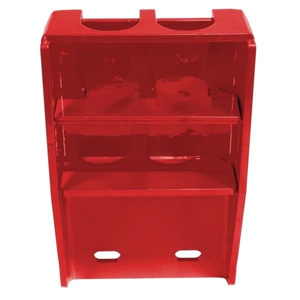 RED VERTICAL-MOUNT HANDRAIL SOCKETS, Vestil, Mfr#: VDKR-VM2-RD